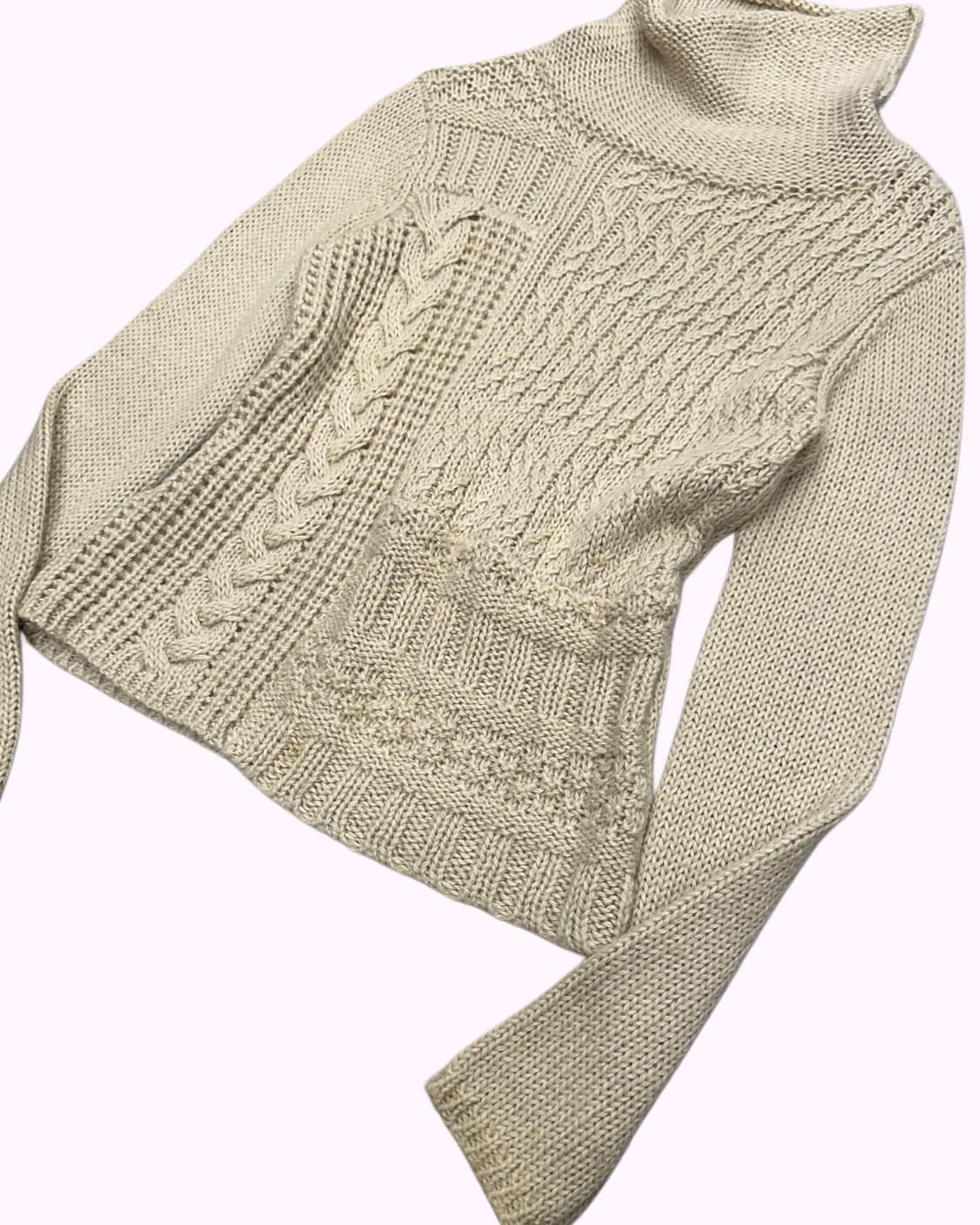 pattern mohair turtle-neck knit 상품이미지3