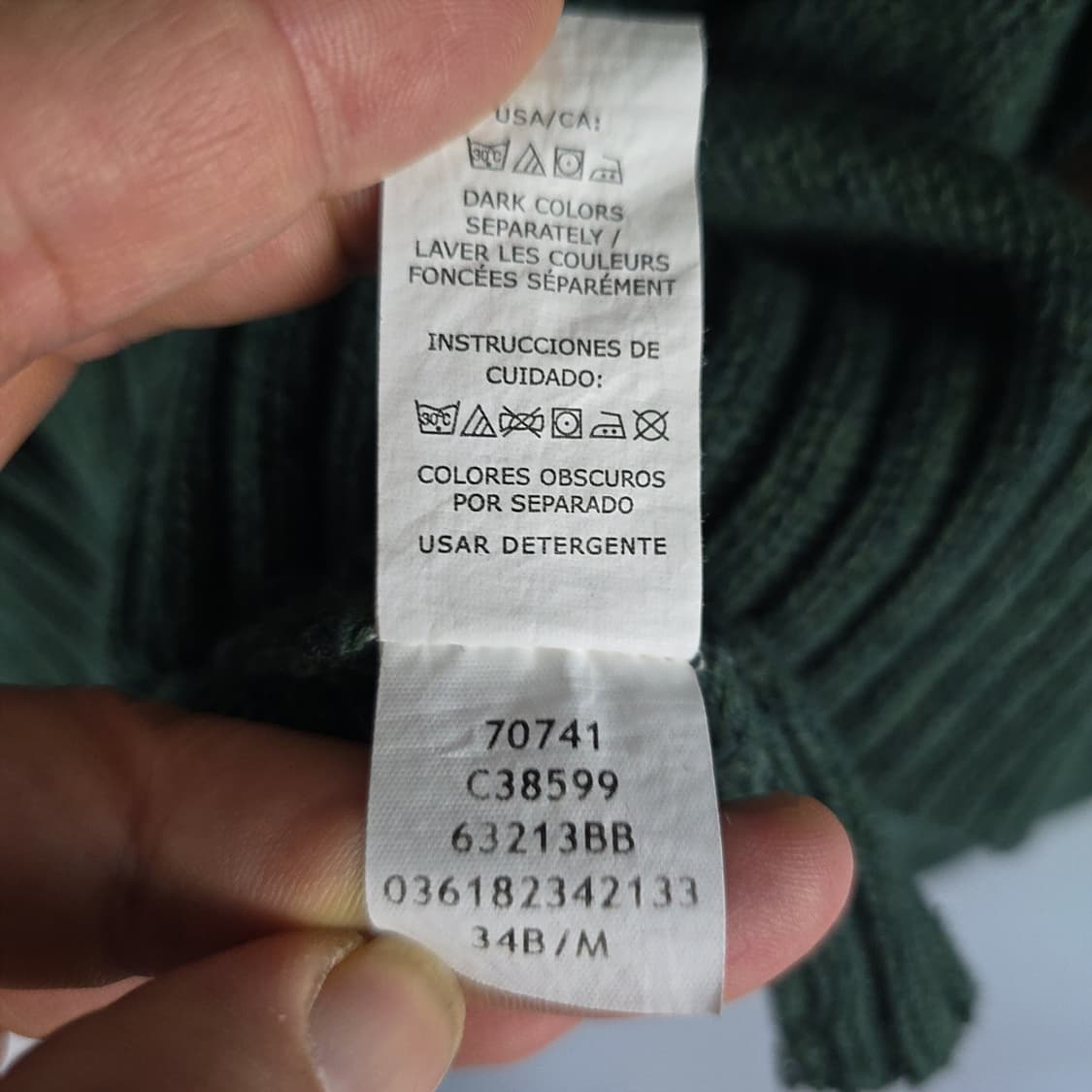 챕스(Chaps) 헨리넥 코튼니트 엘보패치 M 상품이미지10