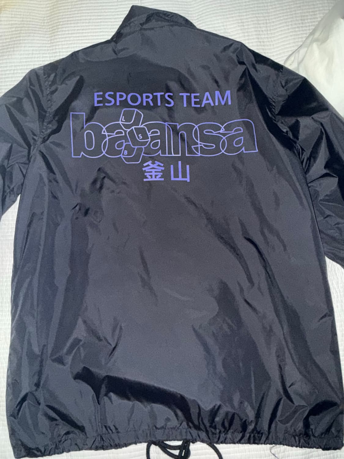 balansa 발란사 esports team 콜라보 코치 자켓 바람막이 상품이미지1