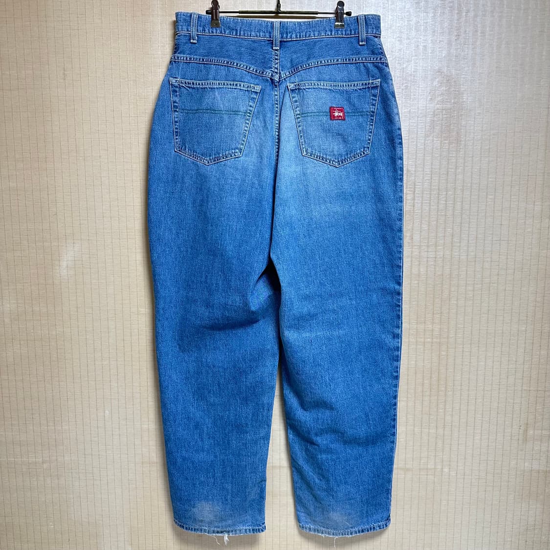 90s 올드 스투시 배기진 청바지 34사이즈 상품이미지5