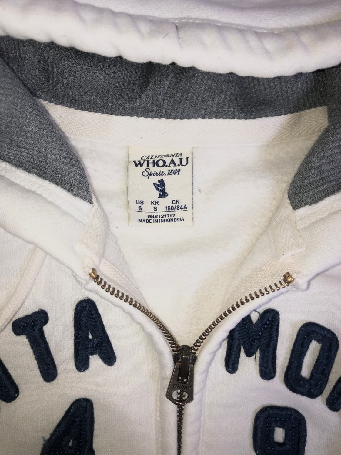 대장템! 후아유 딱붙핏 후드집업 아베크롬비깔 상품이미지3