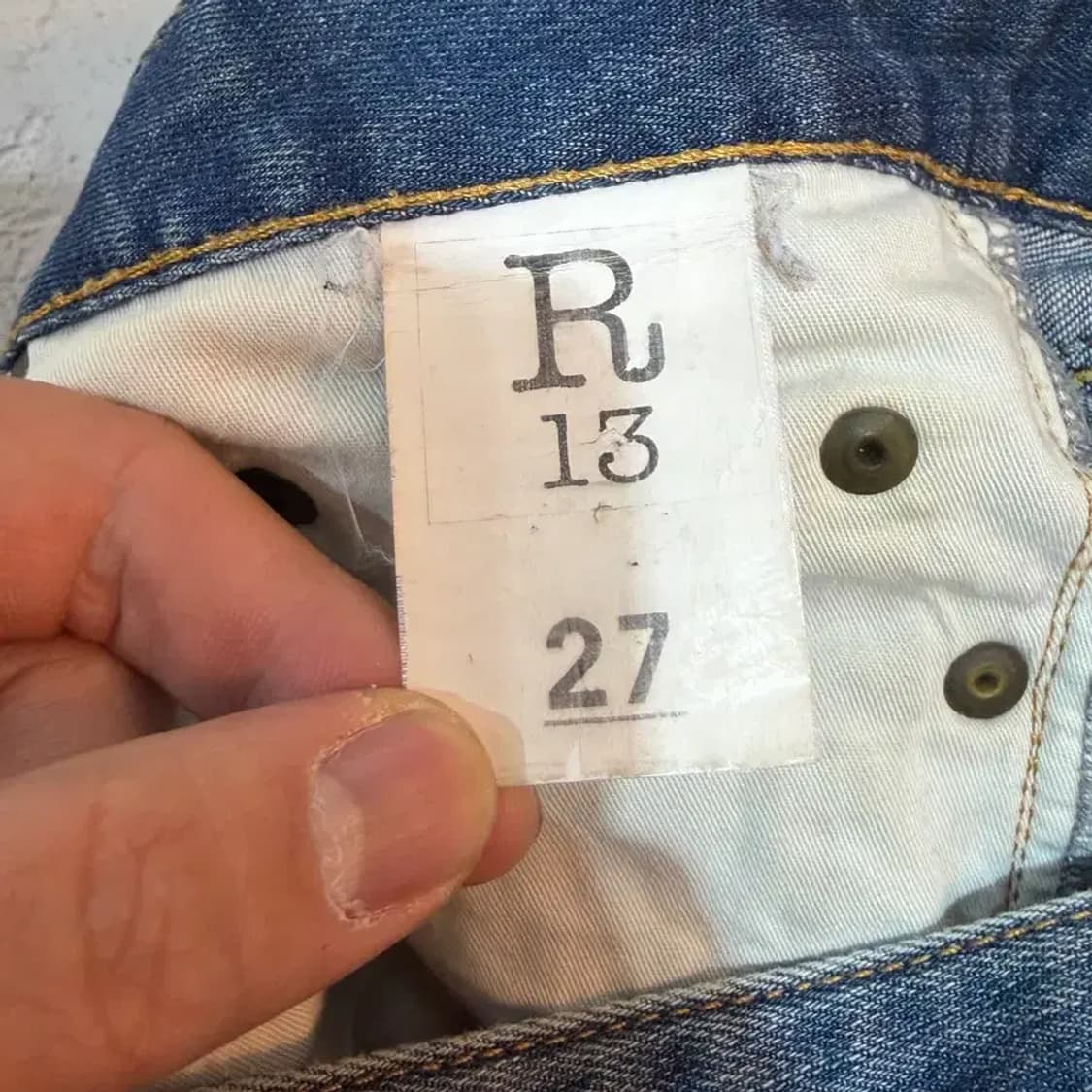 R13 스키니 데님 청바지 27 사이즈 상품이미지4