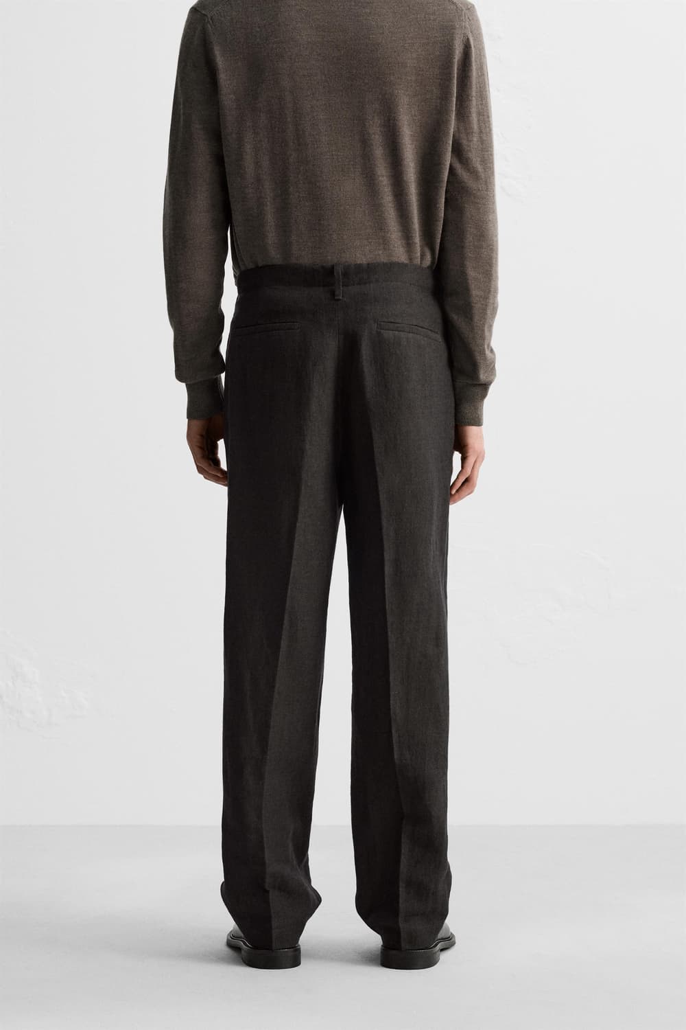 자라 오리진 이탈리안 메인 페브릭 울 팬츠 상품이미지3