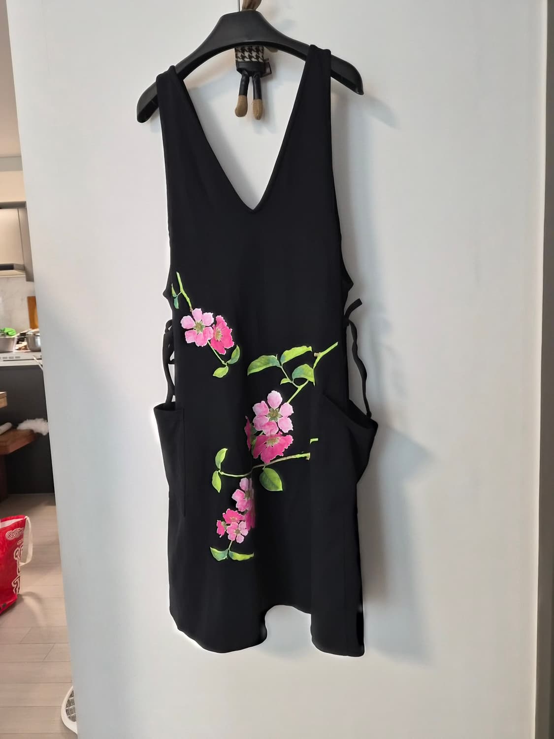 꽃 자수 브이넥 조끼 베스트 상품이미지3