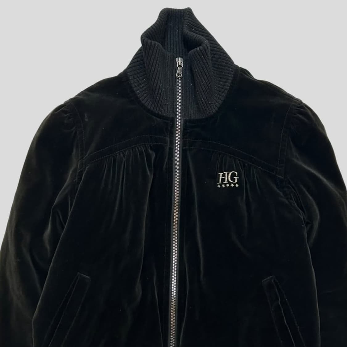 히스테릭글래머 HYSTERIC GLAMOUR 벨벳 블루종 상품이미지5