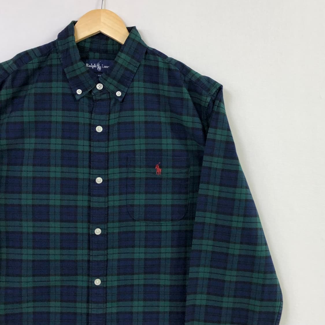 105 폴로 옥스포드 체크 셔츠 상품이미지1