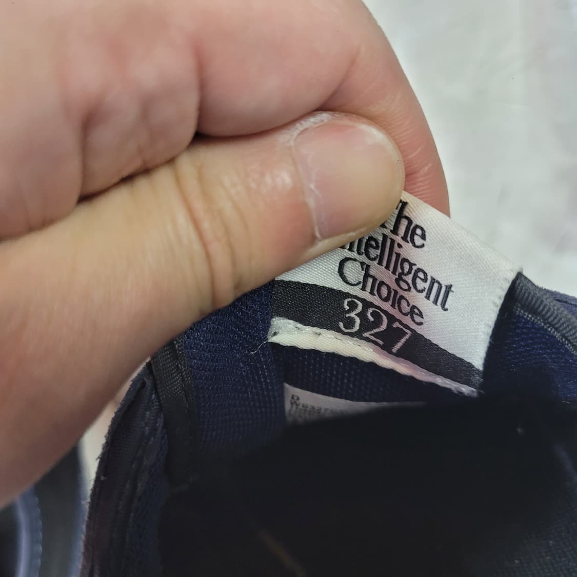 뉴발란스 327 네이비/옐로우 스니커즈 상품이미지5