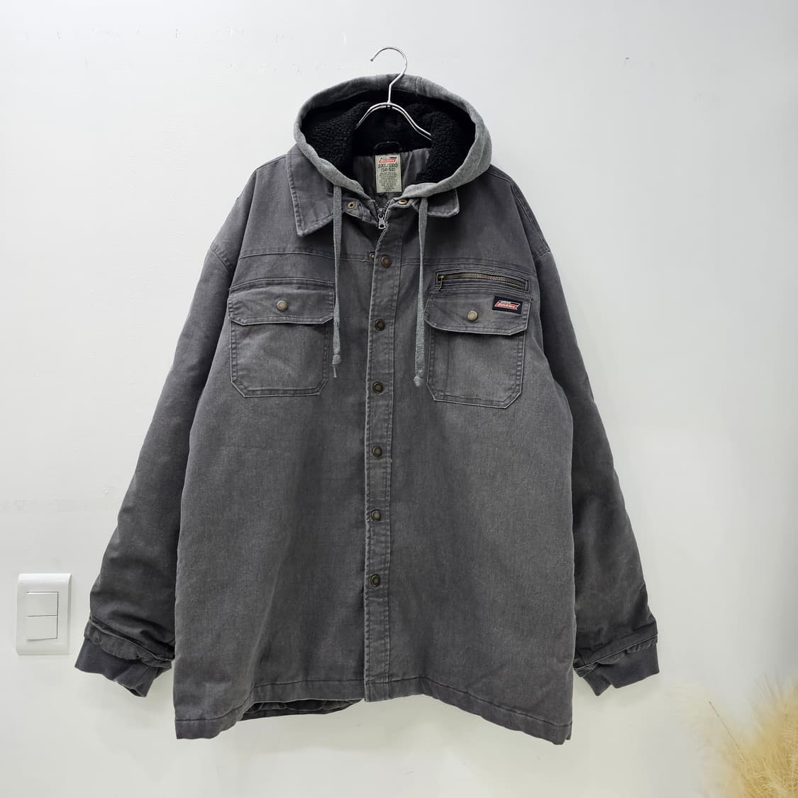 디키즈 워크웨어 후드 셔츠 자켓 상품이미지1