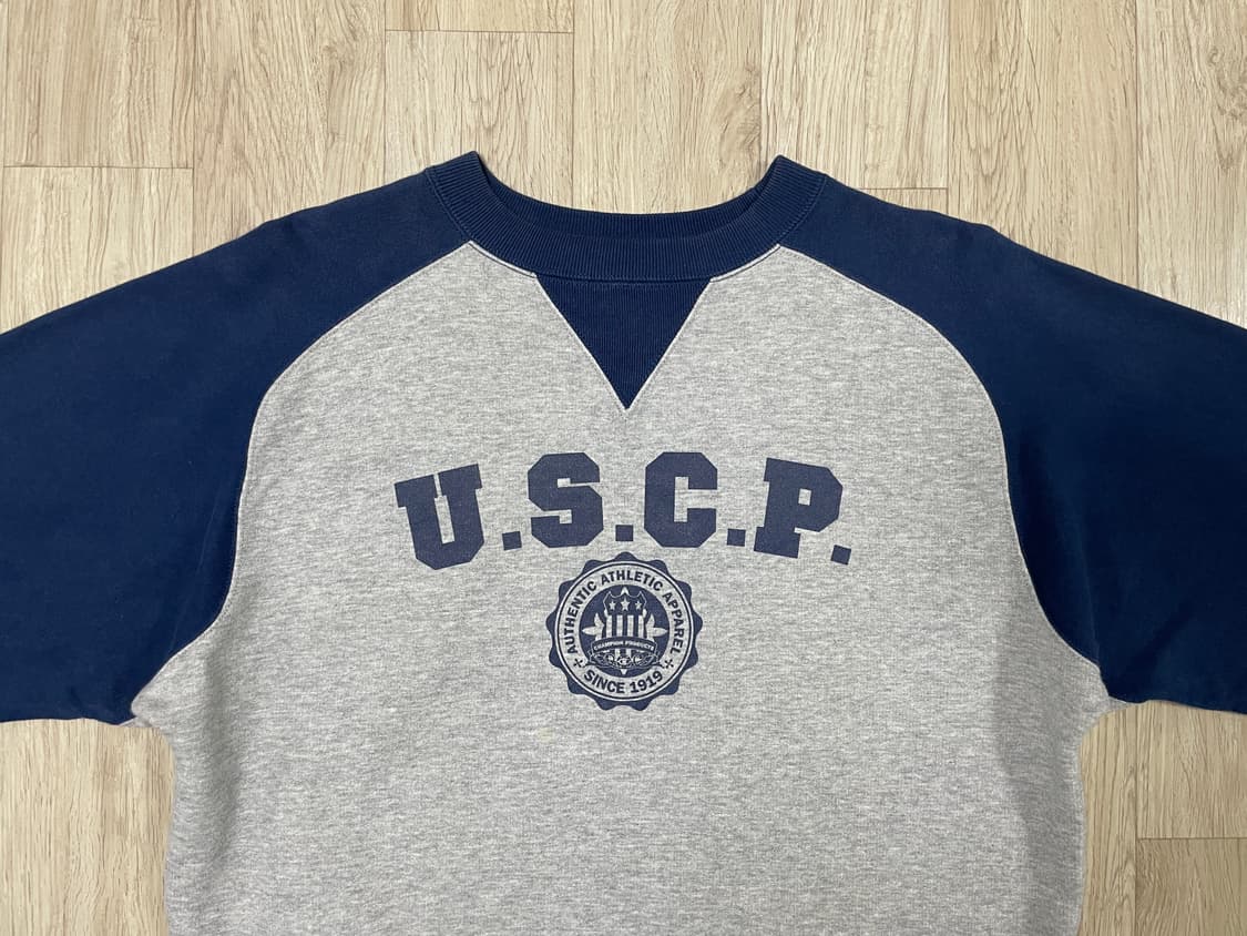 100) 90's 챔피온 재팬 미군 오마주 맨투맨(RRL&LVC&폴로) 상품이미지1