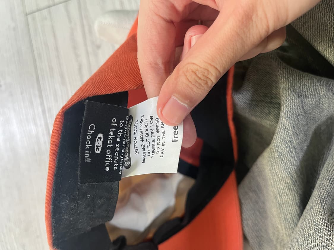 Coli Teket 볼캡 오렌지색 모자 상품이미지4