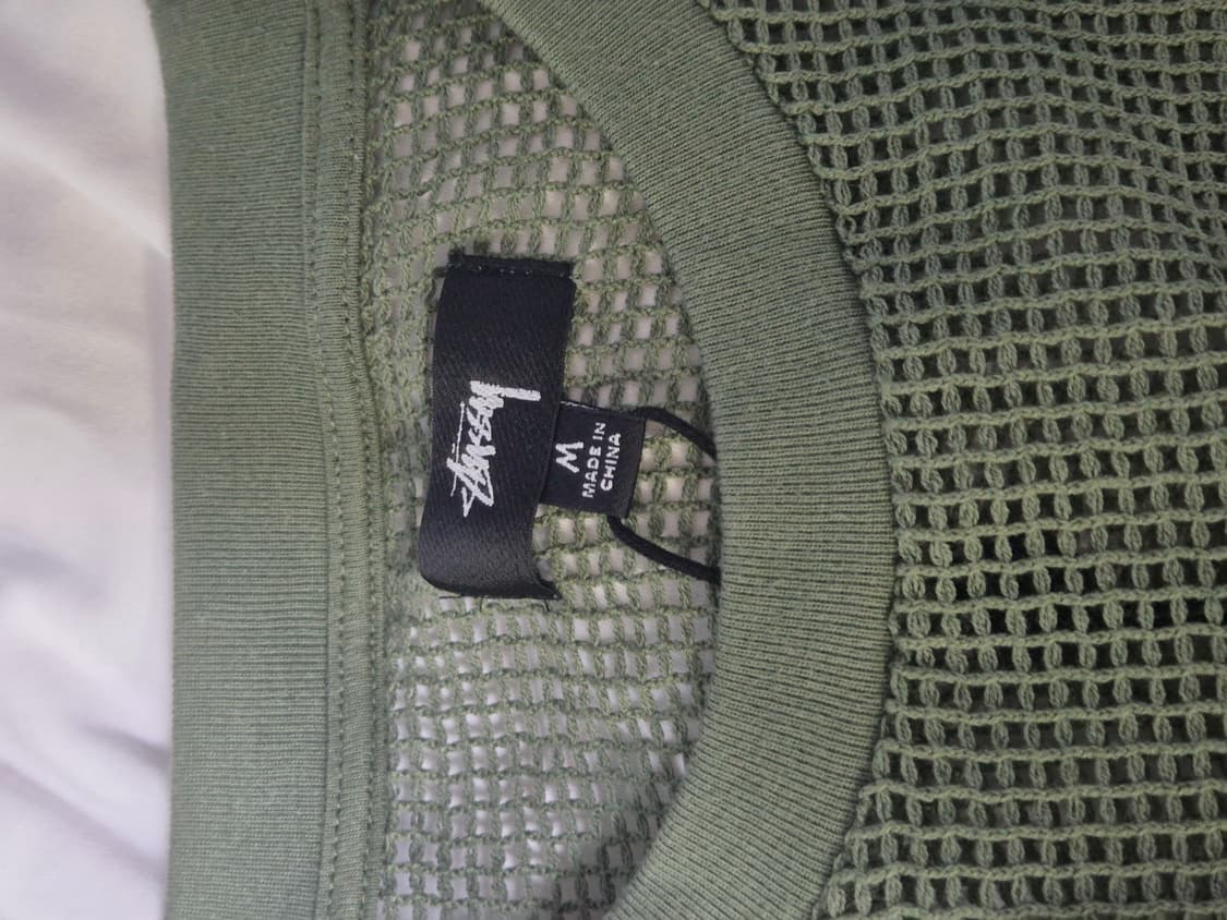 [택달린 새상품] 스투시 코튼 메쉬 롱 슬리브 크루넥 상품이미지3