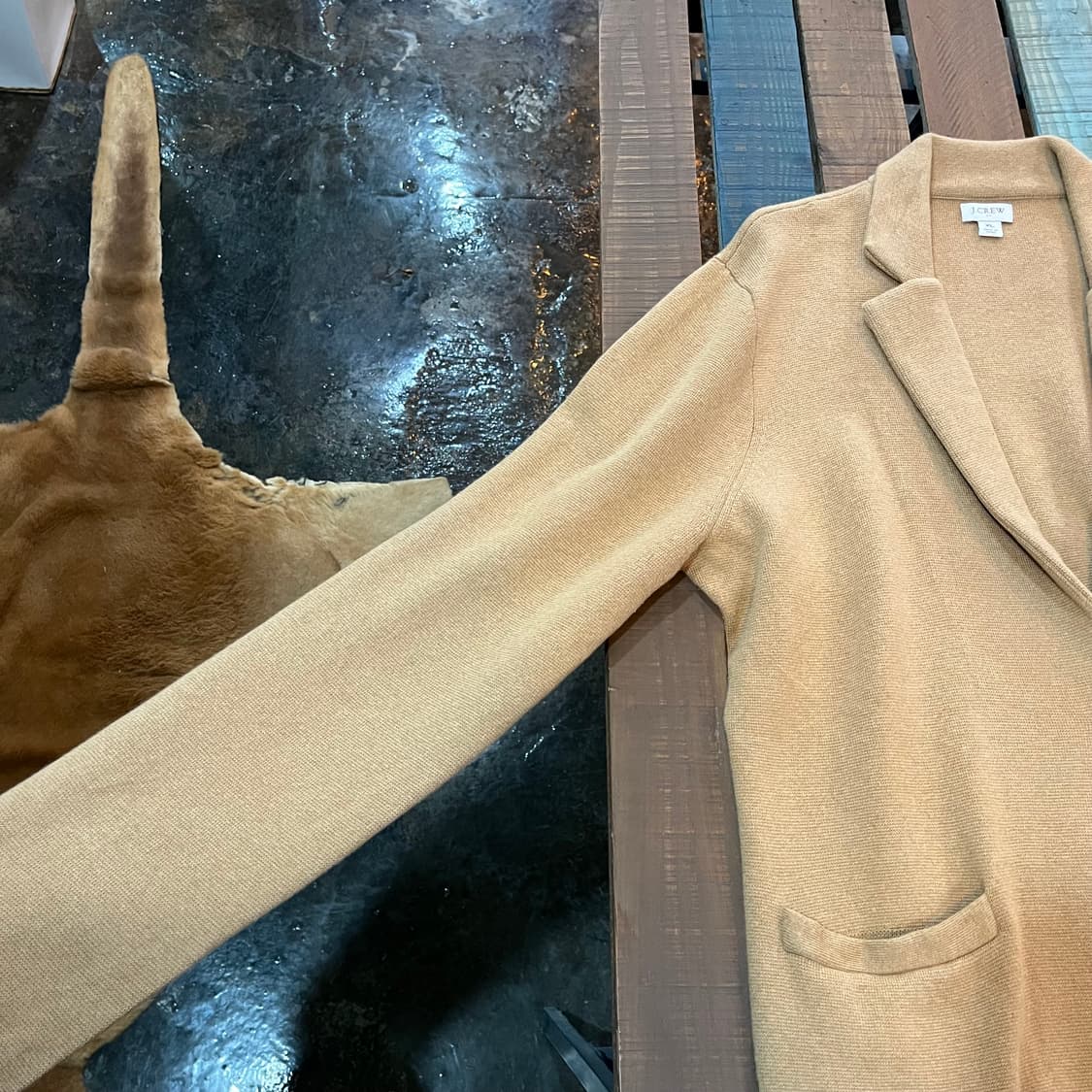 제이크루 코튼 니트 블레이저 상품이미지4