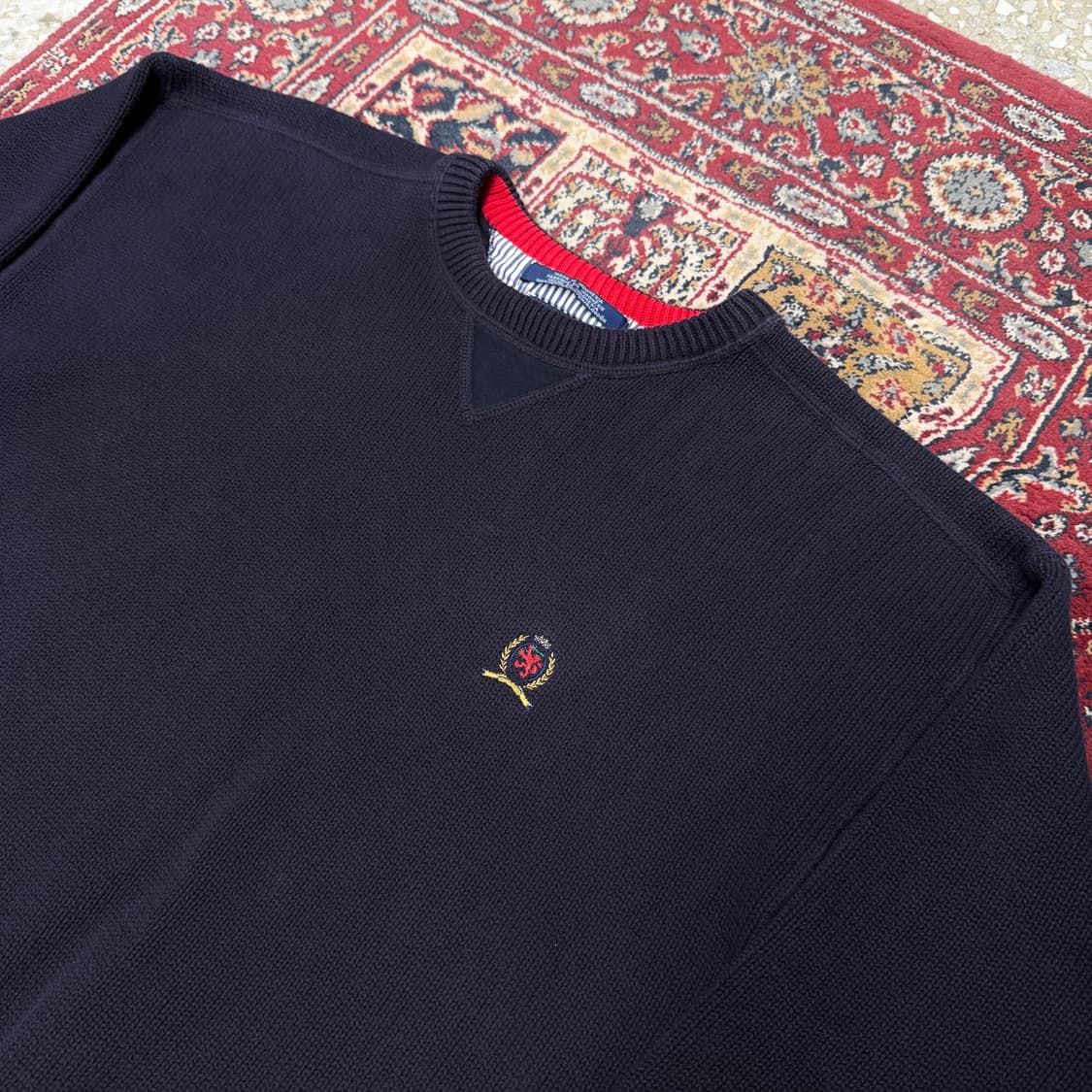 90s 타미힐피거 월계수 헤비 코튼 니트 [ 105 ] 상품이미지2