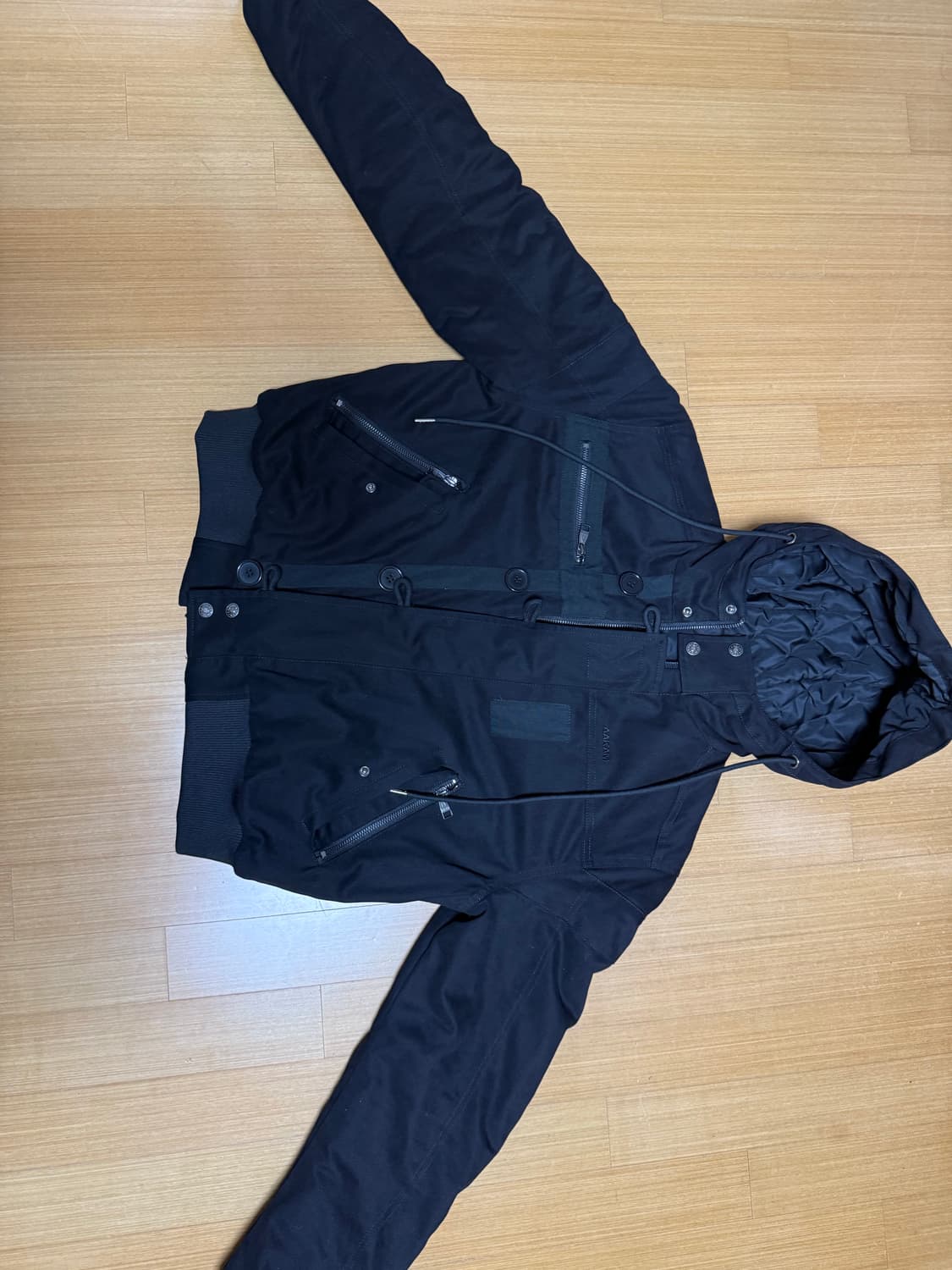 아캄 Button Placket Cotton Ma-1 Jacket 상품이미지2