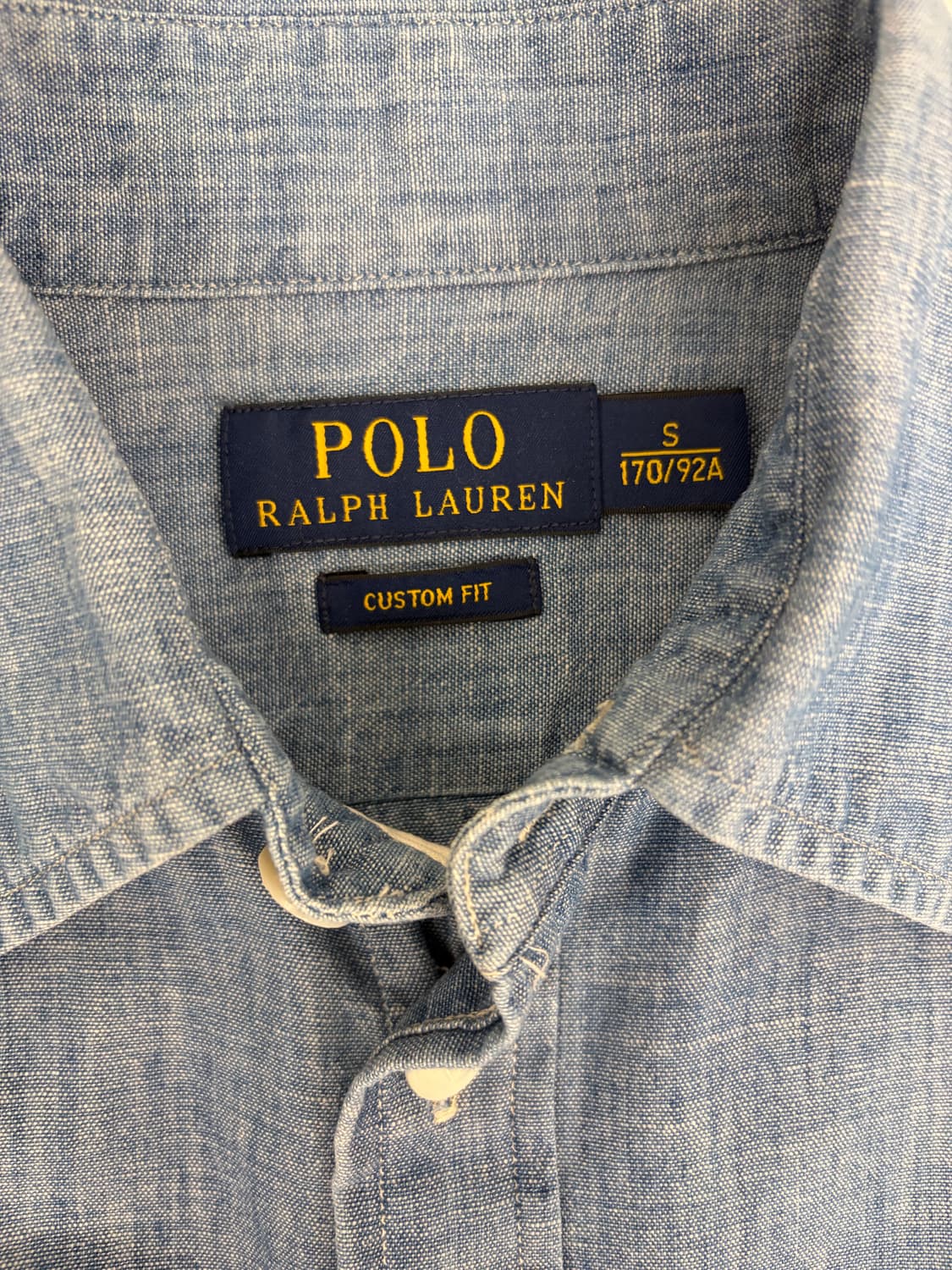 [S] 폴로 랄프로렌 블루 샴브레이 셔츠 상품이미지2