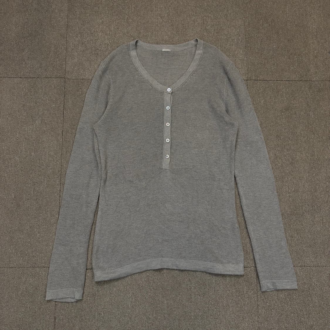 마가렛호웰 우먼스 헨리넥 캐시미어 실크혼방 탑  상품이미지1