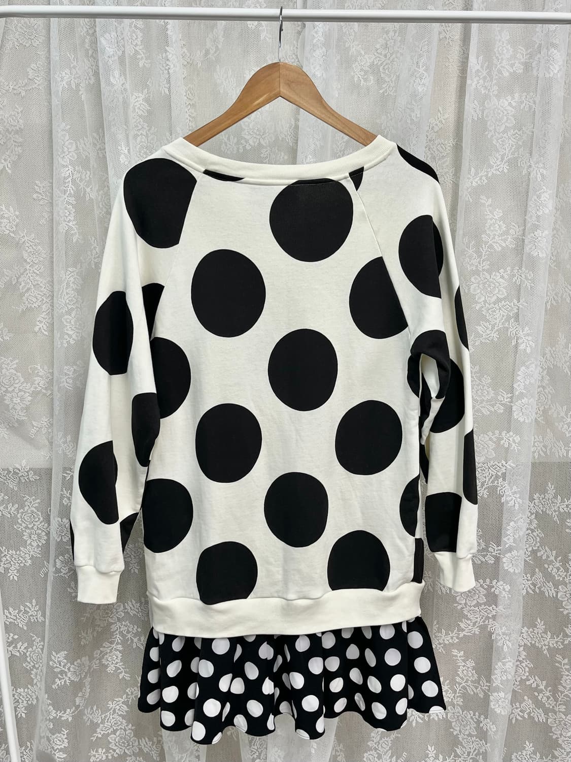 36) 부티크 모스키노 폴카 도트 레이어드 원피스 상품이미지2