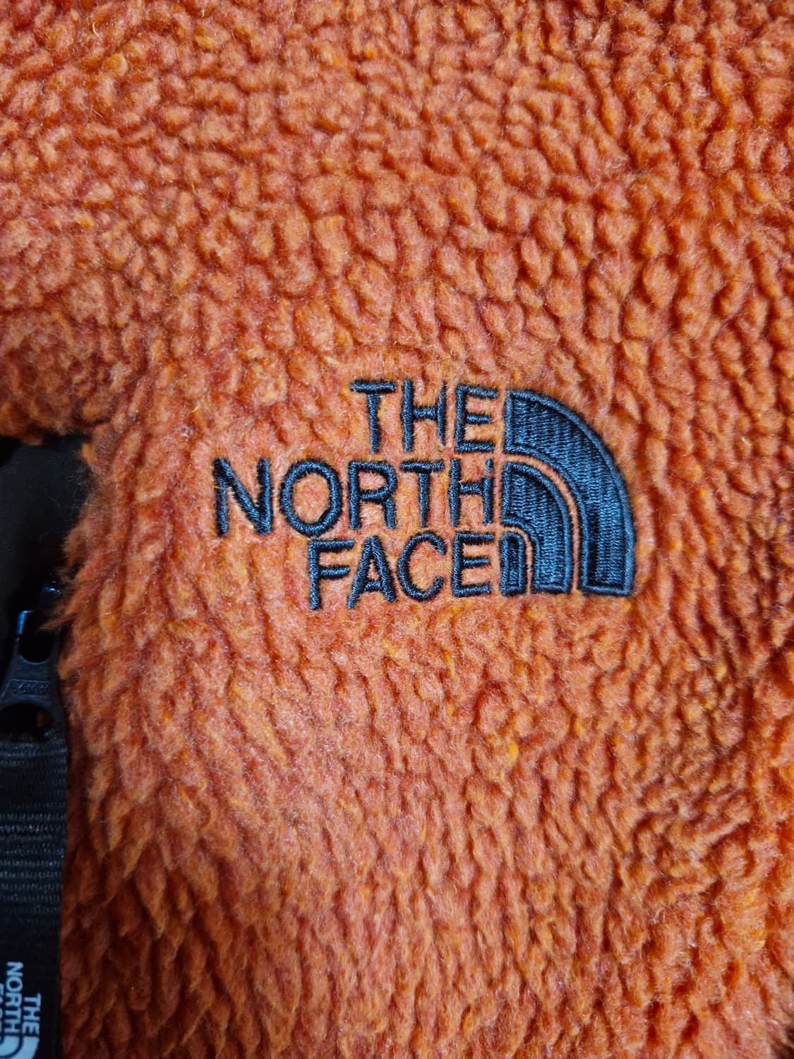 노스페이스 오렌지색 뽀글이 플리스 자켓 L 상품이미지2