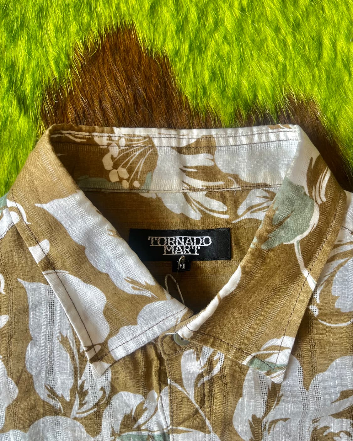 TORNADI MART Floral Pattern 1/2 Shirt 상품이미지5