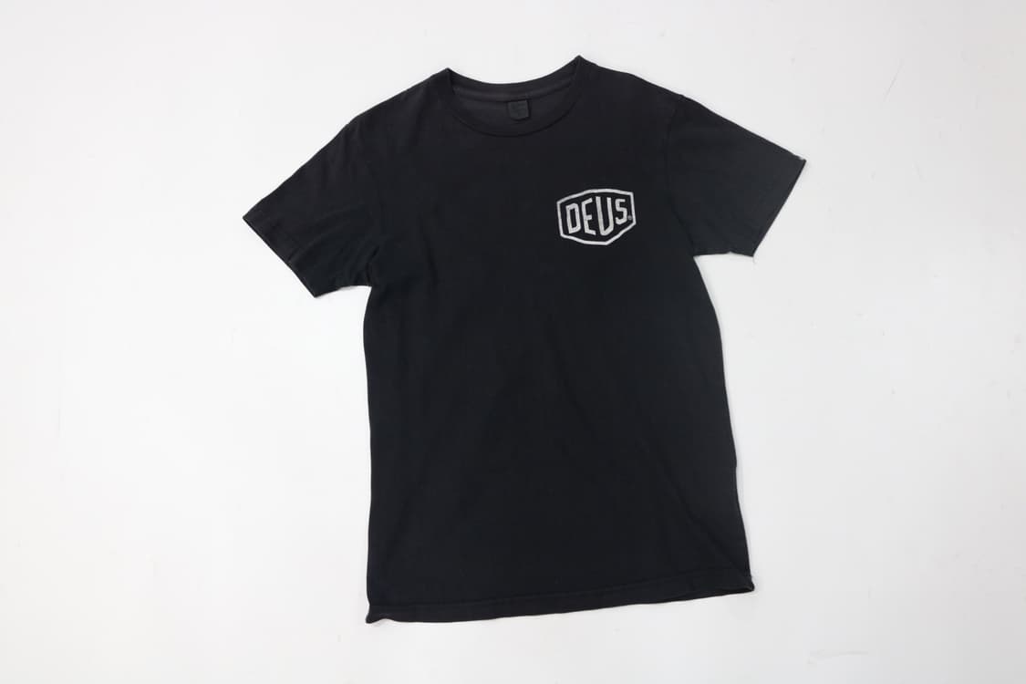 데우스 엑스 마키나 빈티지 블랙 그래픽 반팔티셔츠 M 상품이미지6