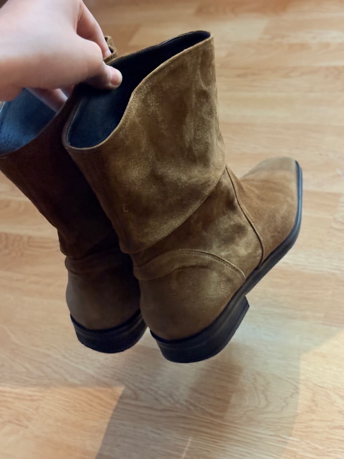 아우로 스웨이드 앵클부츠 상품이미지4