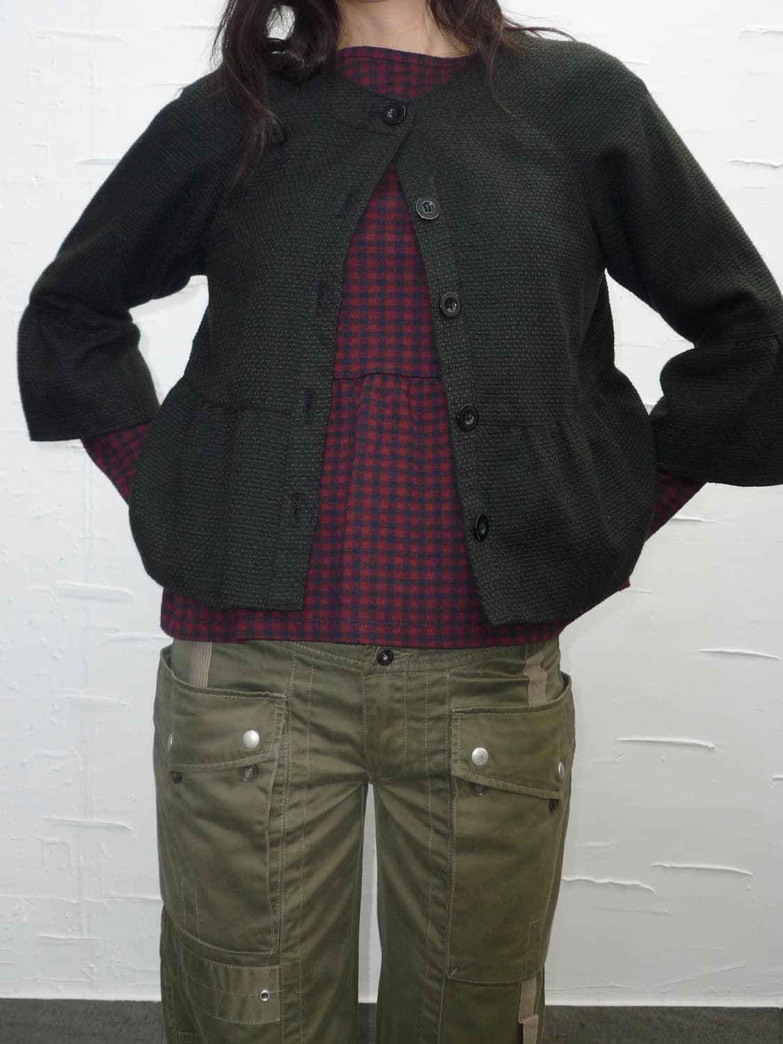 Black flare jacket 상품이미지3
