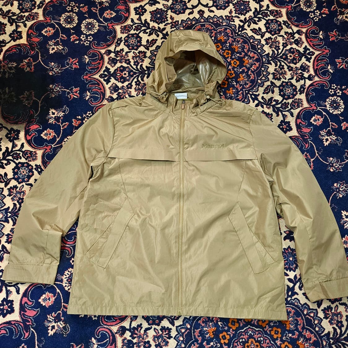 마모트 22ss 시그니쳐 로고 베이직 후드 바람막이 XL 상품이미지3