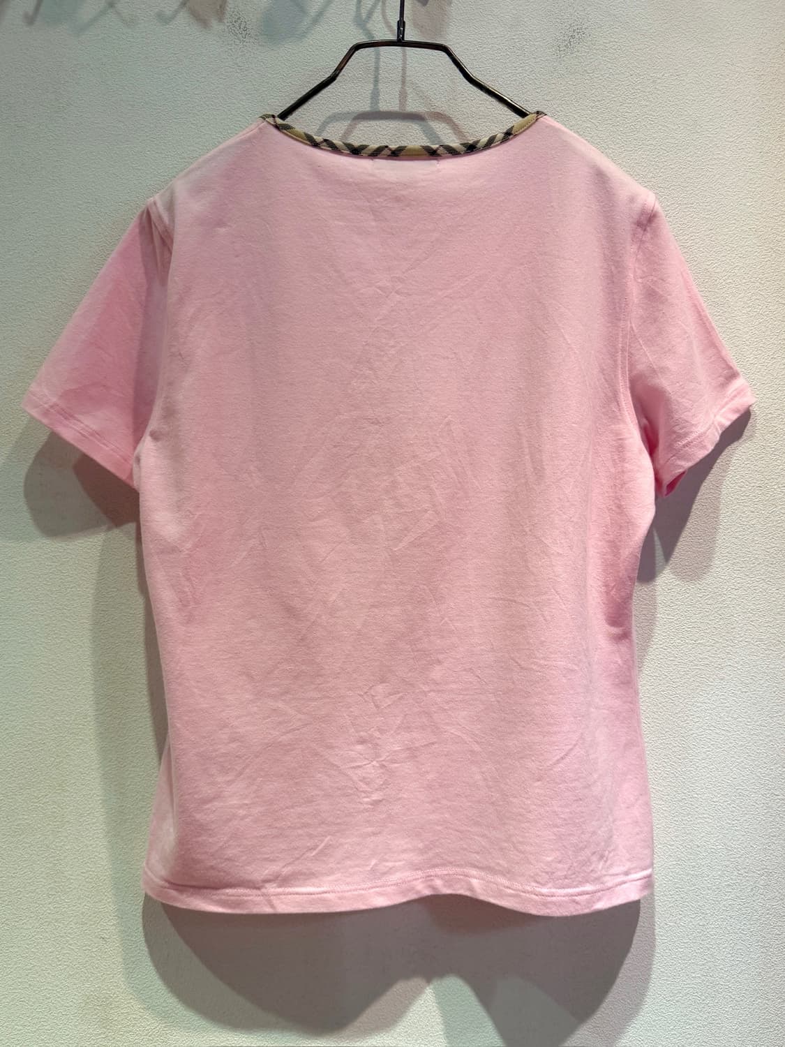 Burberry Pink T-Shirt (Made In HongKong) 상품이미지3