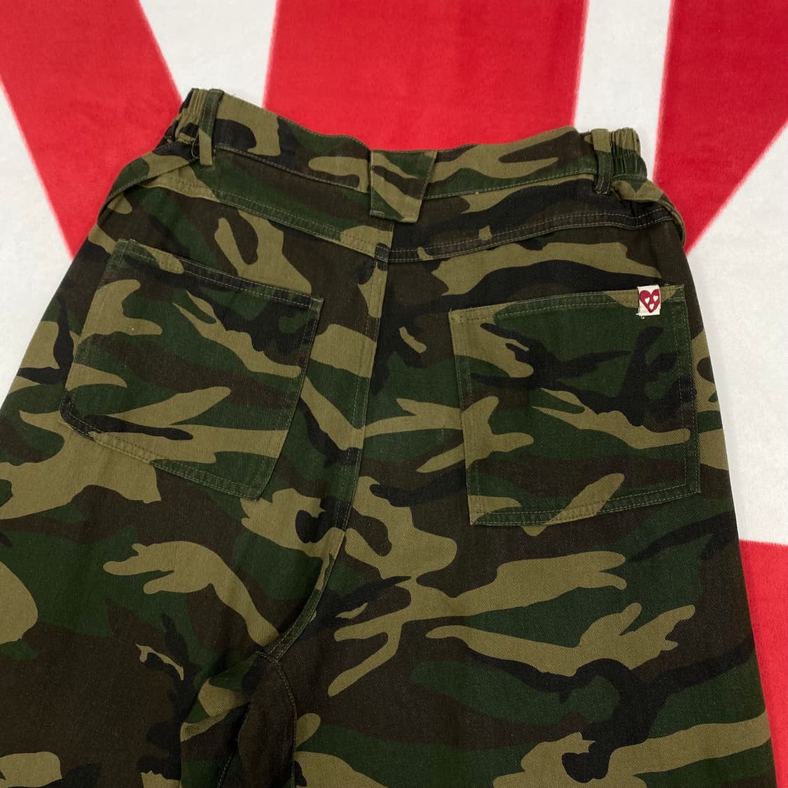  글랙 벌룬핏 하프밴딩 카모팬츠 여성S  상품이미지5