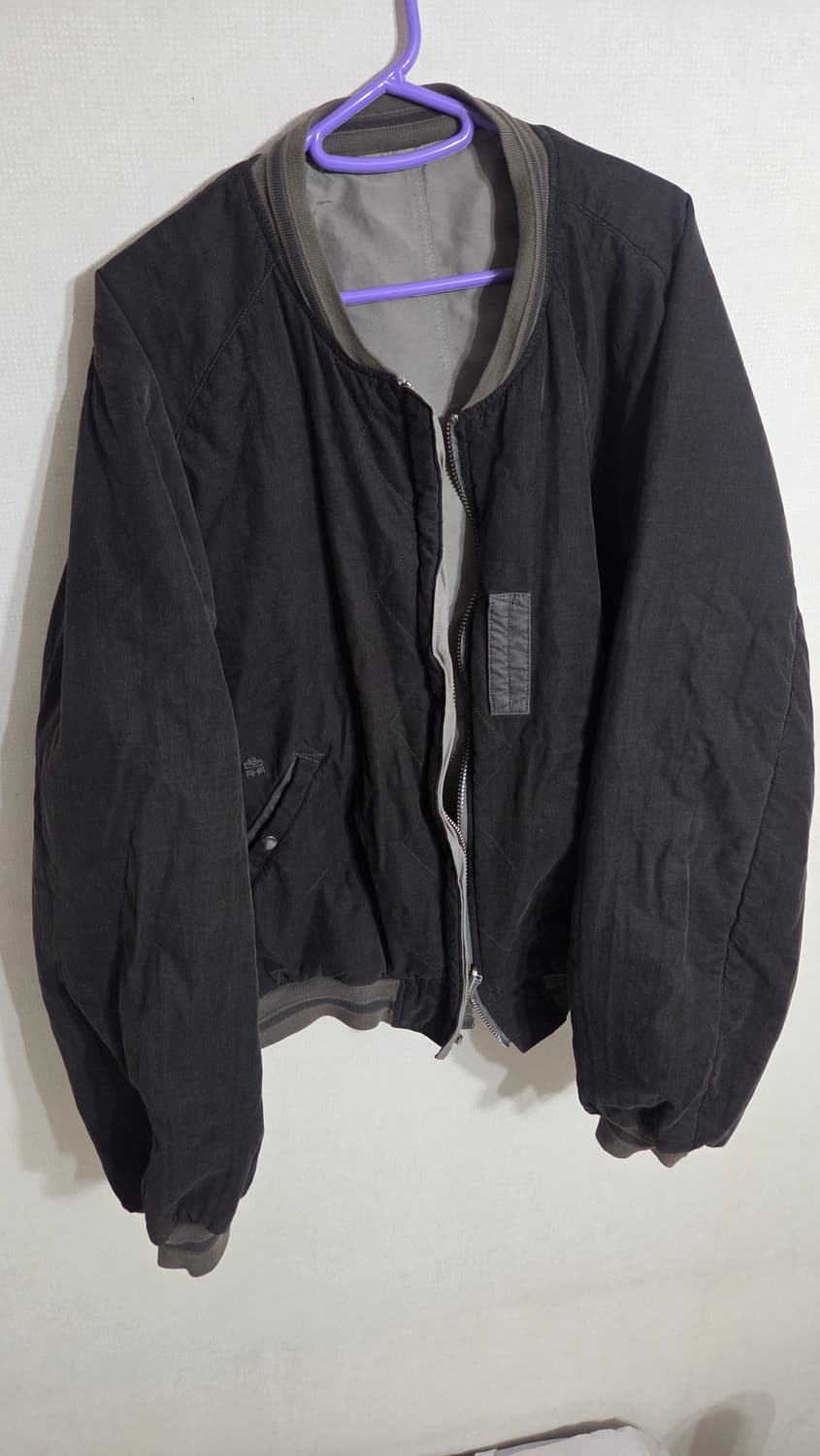 (3) 폴리테루 1011 리버시블 플로럴 수베니어 봄버 상품이미지1