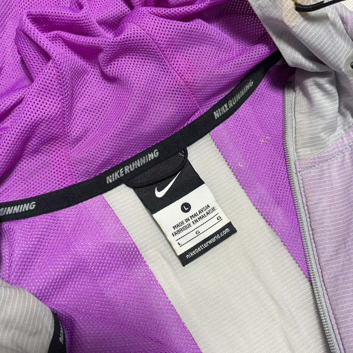L 나이키 퍼플 윈드러너 바람막이 상품이미지4