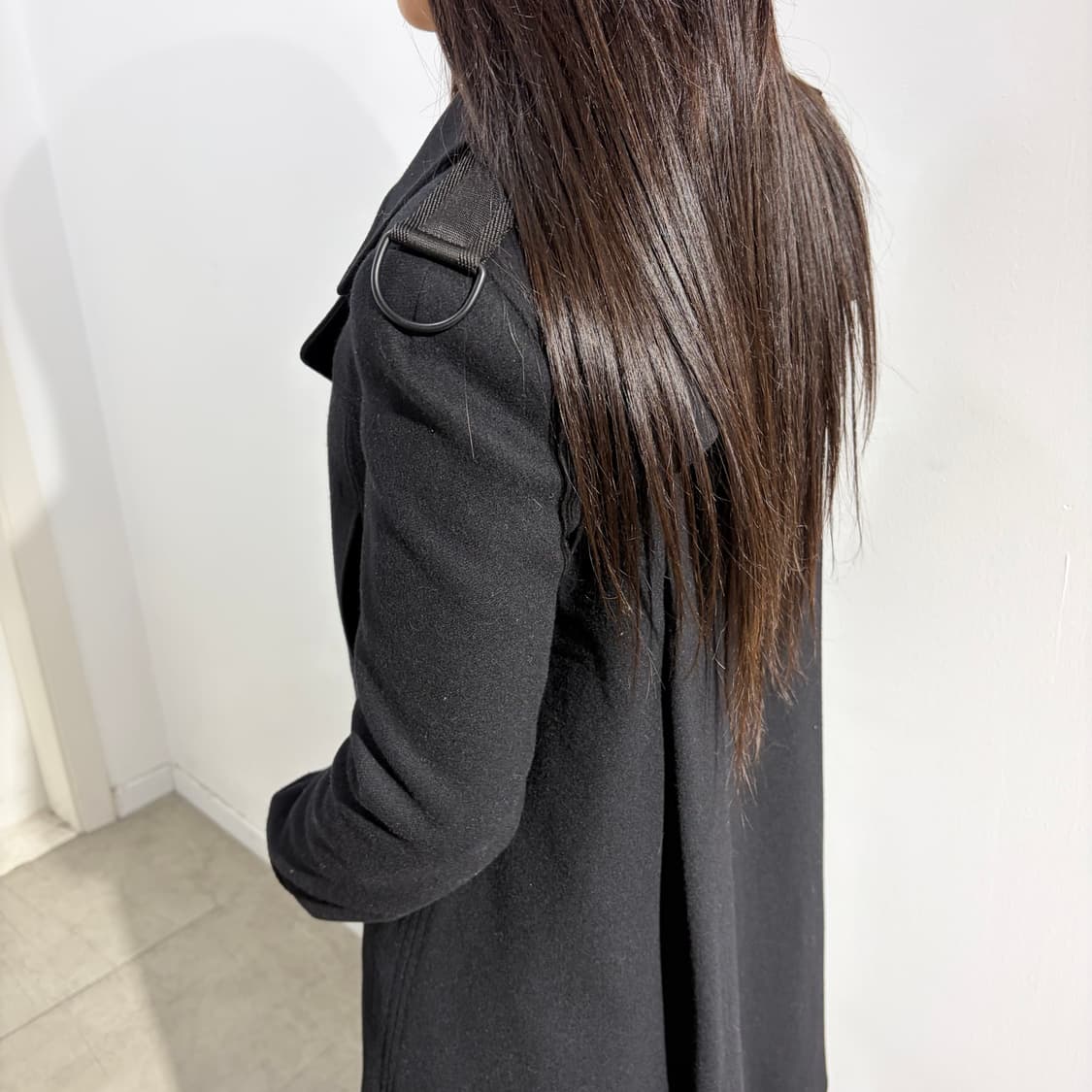 00s-10s초반 지방시 사선 밀리터리 코트 상품이미지4