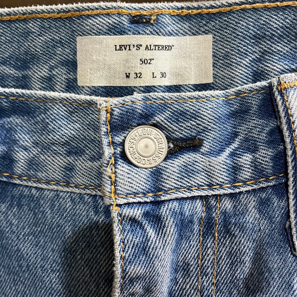 (32/30) 리바이스 알터드 502 패치워크 데님 청바지 상품이미지8