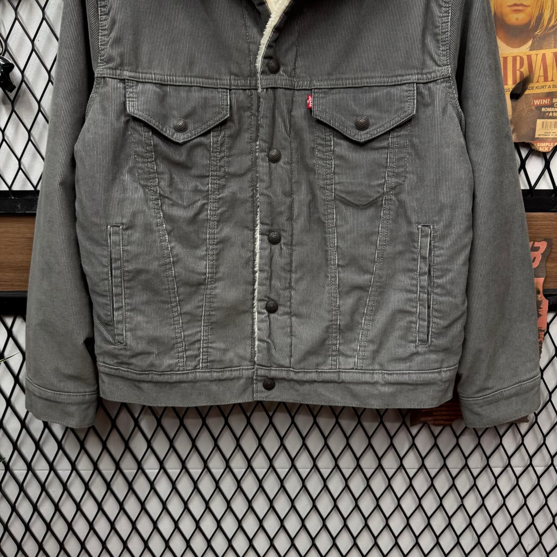 리바이스 타입 3 쉐르파 트러커 자켓 그레이 상품이미지4