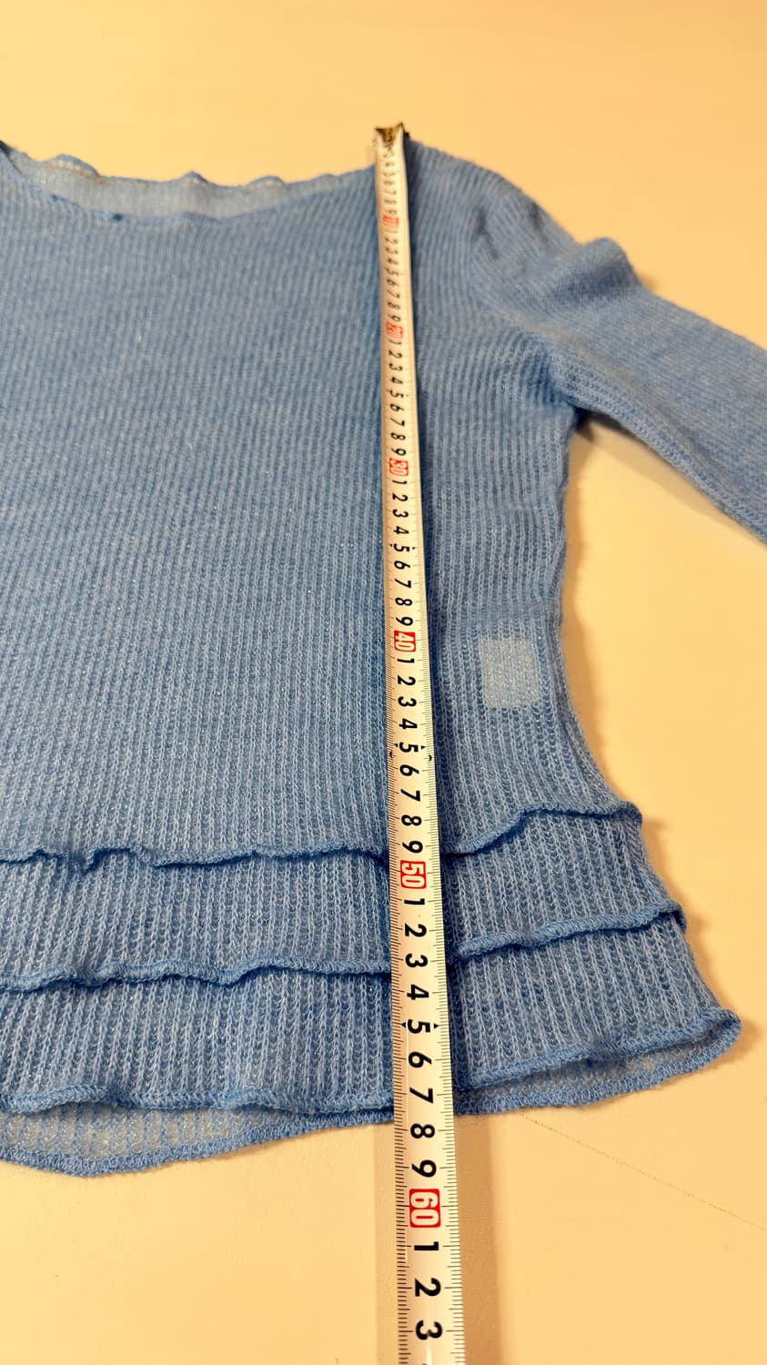 모스키노정품 보송보송한 시스루 그물 니트 55 정가 328,000원 상품이미지7