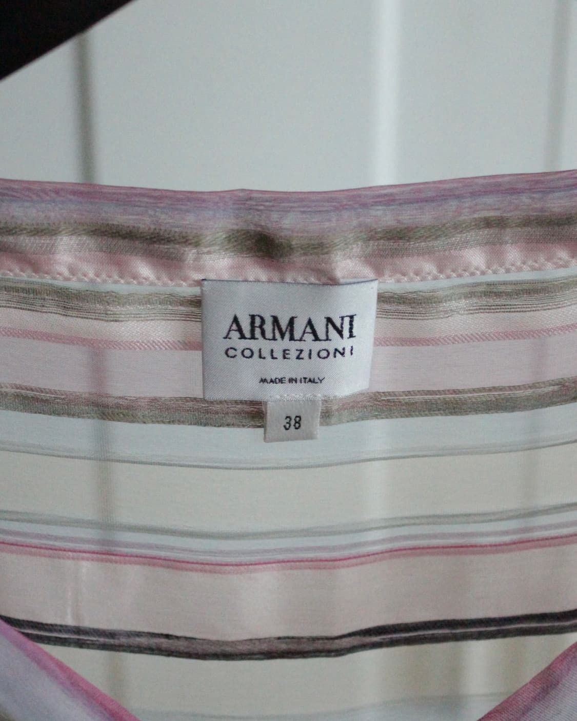 Armani Collezioni stripe linen blouse 상품이미지6