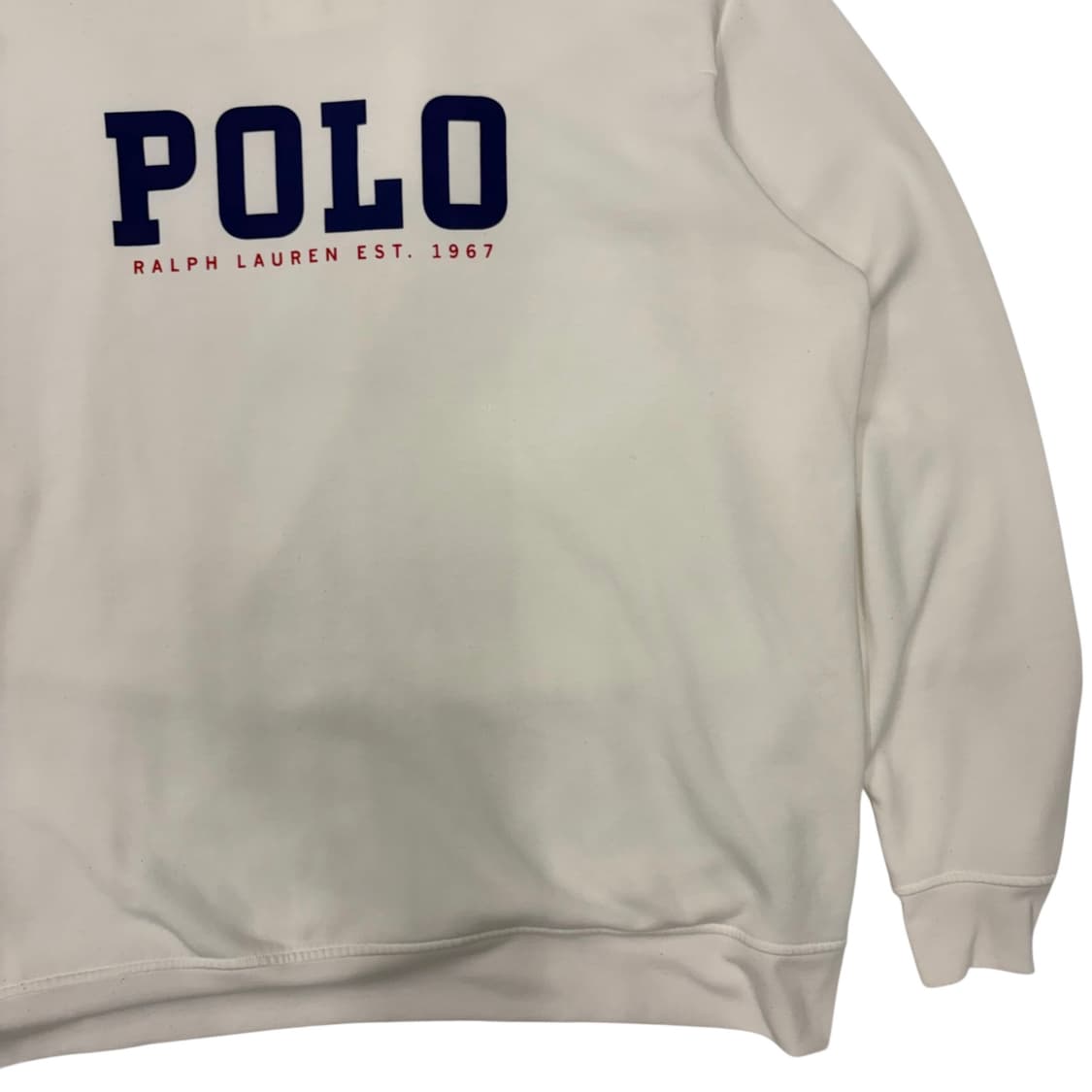 폴로 랄프 로렌 빅 아치 로고 화이트 스웻셔츠 2XL 상품이미지3