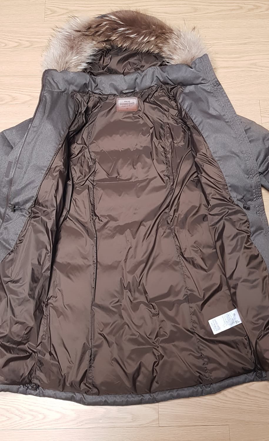 몽벨 레나4 롱다운 쟈켓, 구스 롱패딩, 구스다운재킷 90 상품이미지3