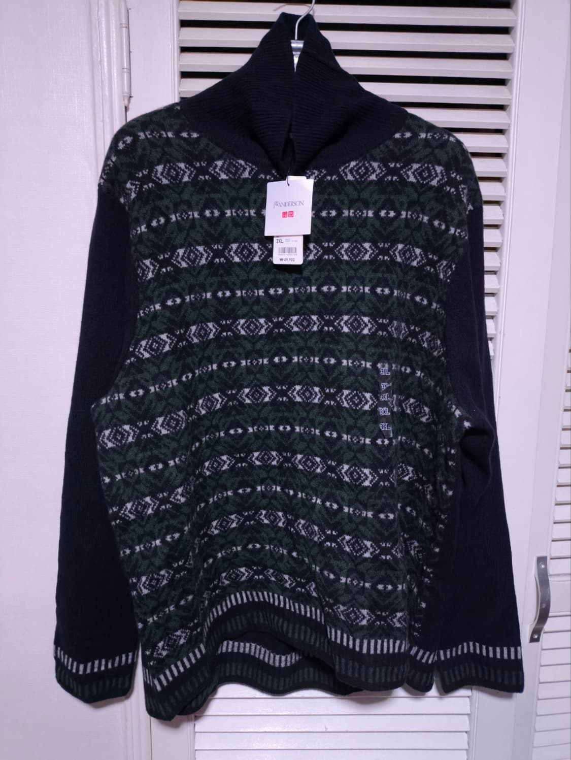 새거 3XL JW앤더슨 x 유니클로 램스울 터틀넥 상품이미지1