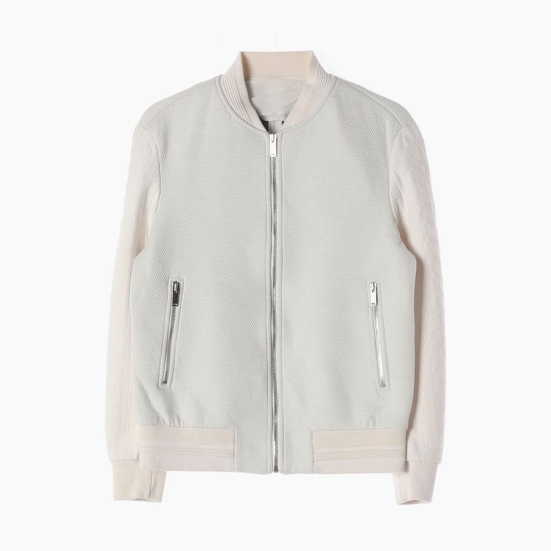 시스템 옴므 라이트 그레이 텍스처 블루종 자켓 L 상품이미지1