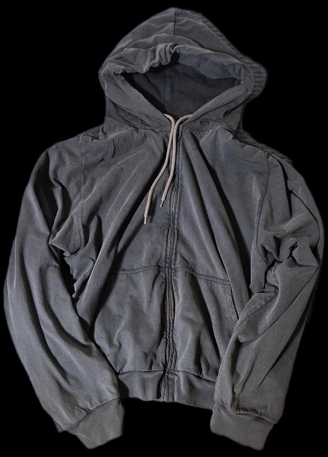 이지갭 후드집업 포에틱 블랙 xl 끈있버전 상품이미지1