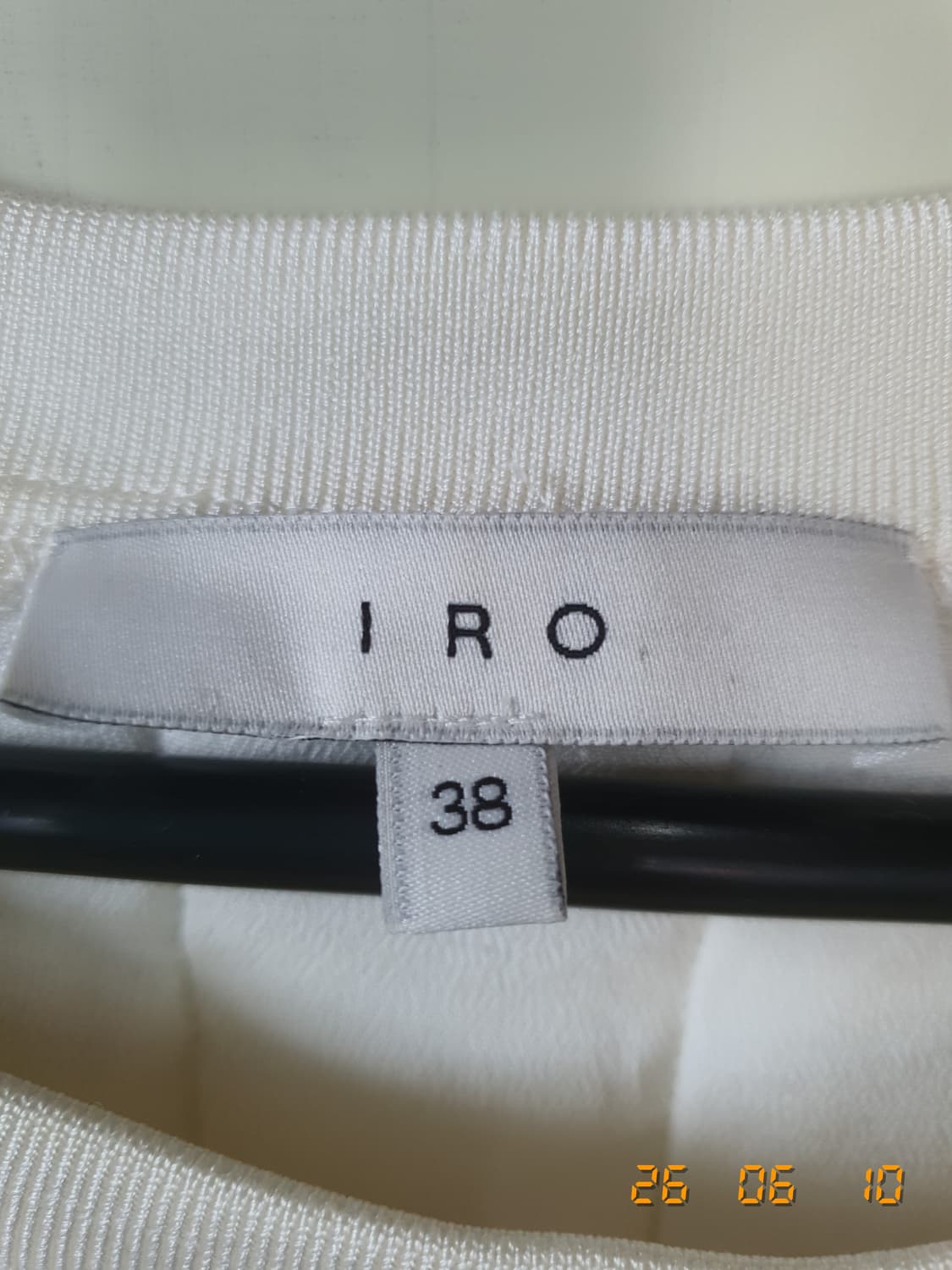 IRO(이로)정품 시스루 배색 38 베이지 상품이미지3