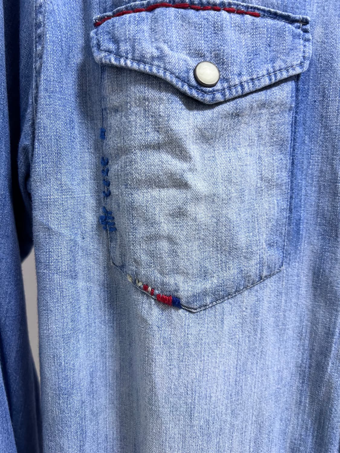 폴로 랄프로렌 자수 웨스턴셔츠 S 상품이미지3