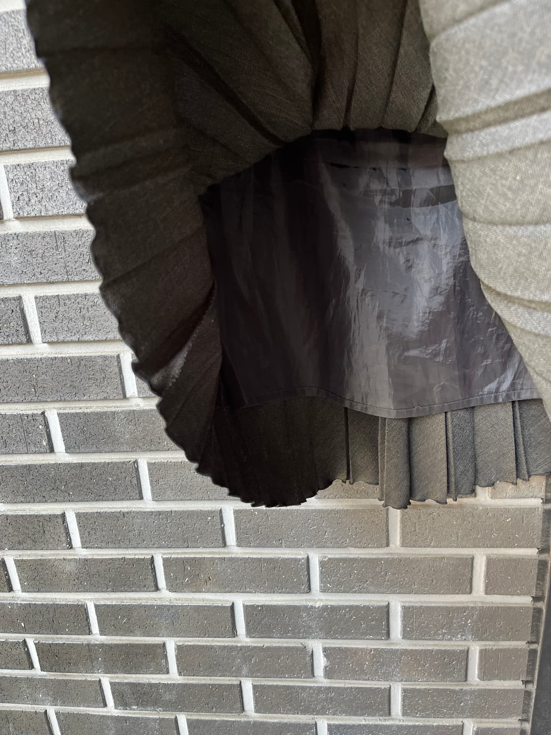 Theoria 플리츠 스커트 그레이 상품이미지8