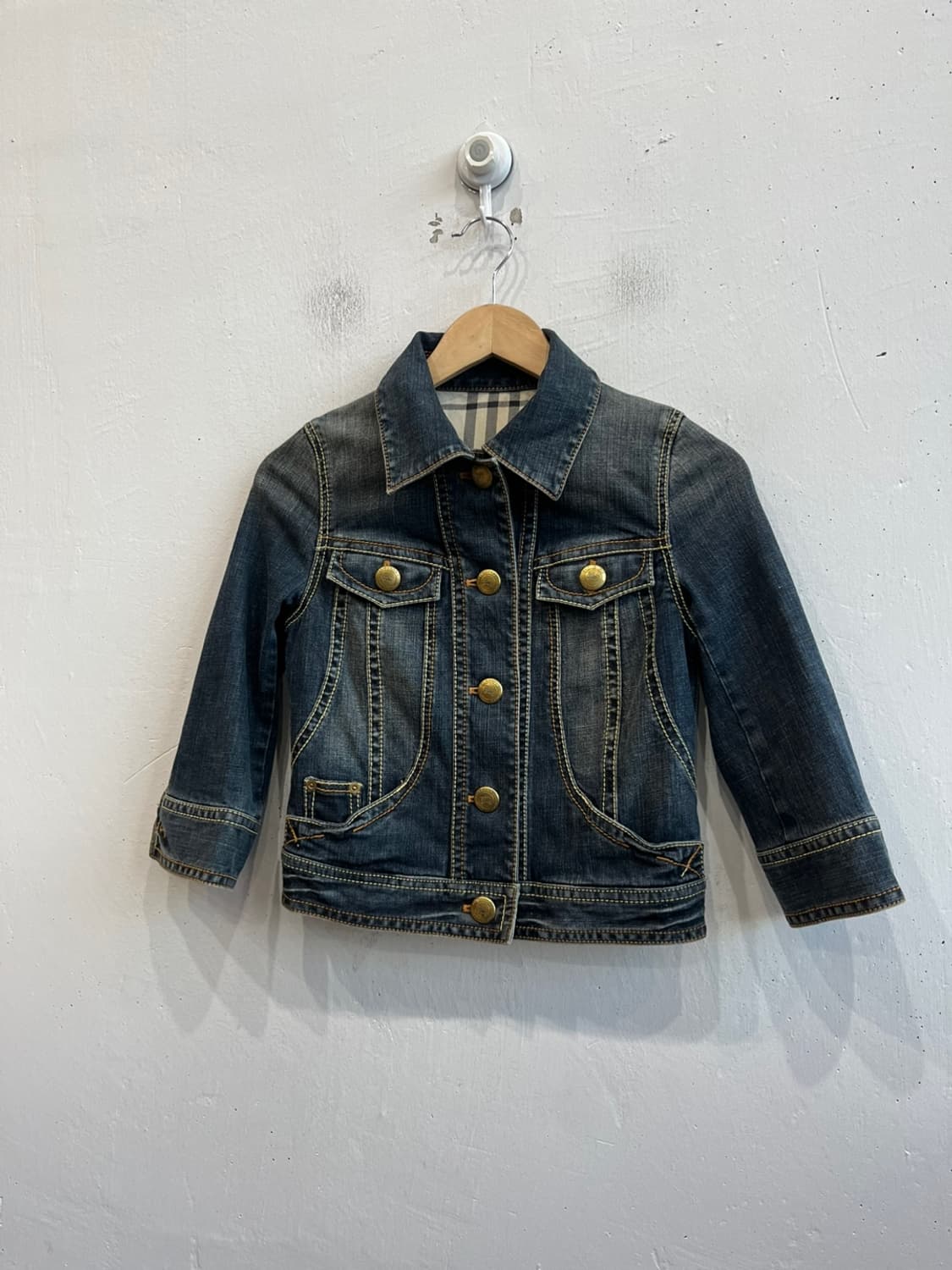 버버리 데님자켓 우먼즈 상품이미지1