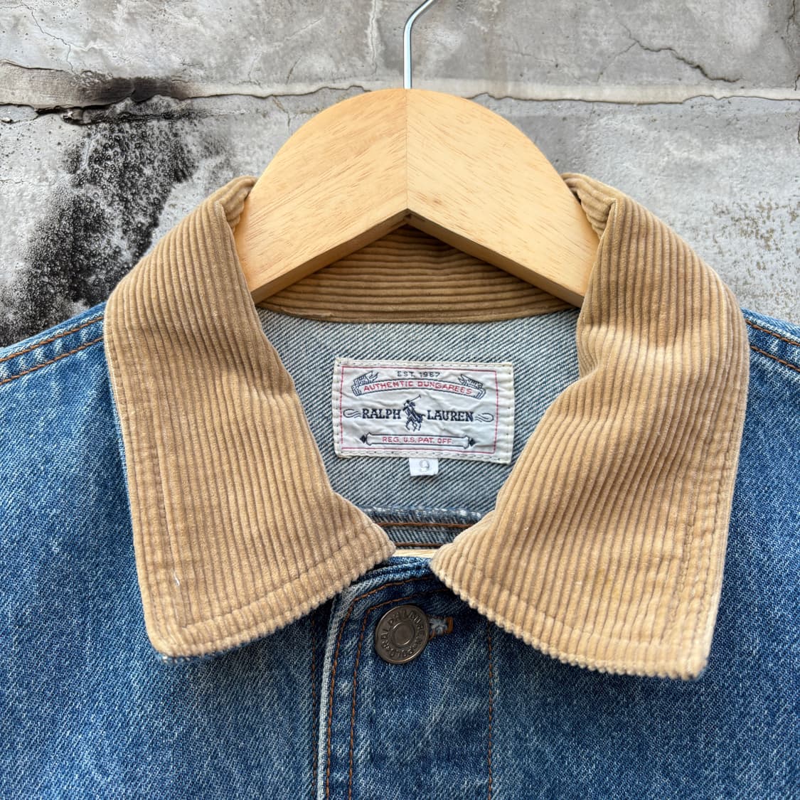 Polo 90s 폴로 덩가리 데님 자켓 상품이미지3