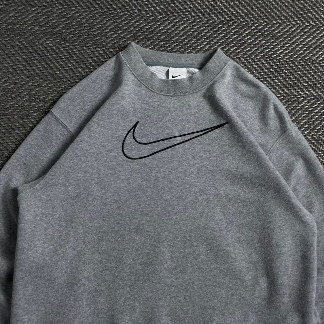 나이키 빅스우시 로고 그레이 스웻 맨투맨o 4675 상품이미지2