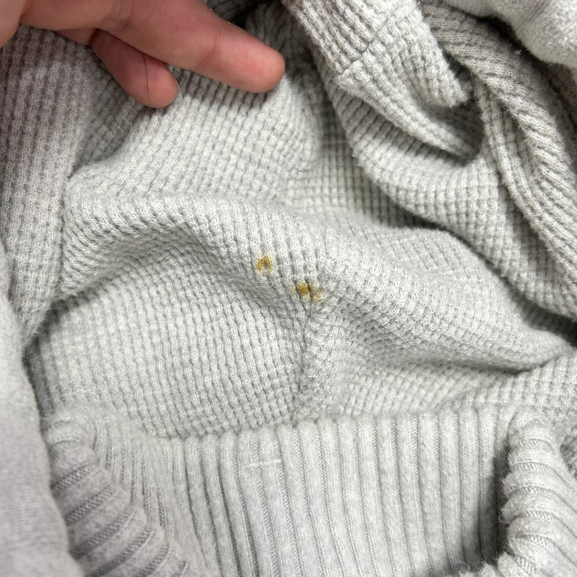 아베크롬비 멜란지그레이 버튼업 후드집업(M) 상품이미지5