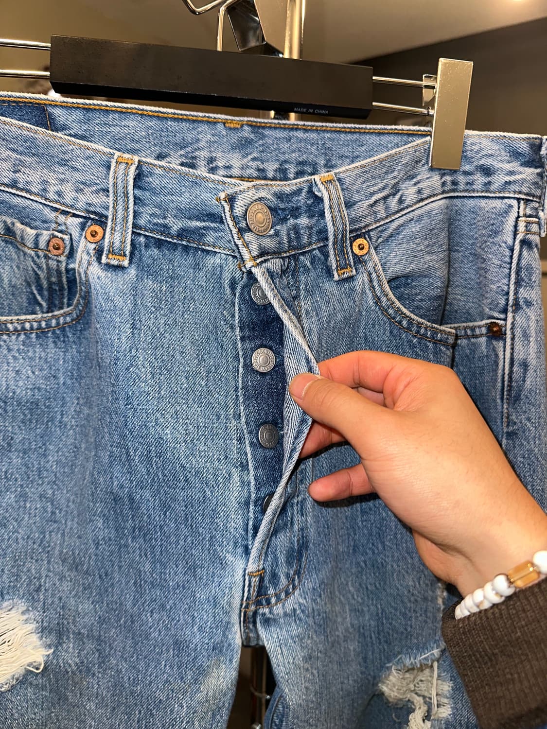 90’s Levi’s 501 552 Detroit denim pants 상품이미지5