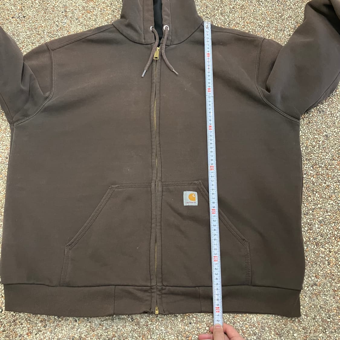 93 칼하트 써멀 후드집업 레인디펜더 브라운 상품이미지8